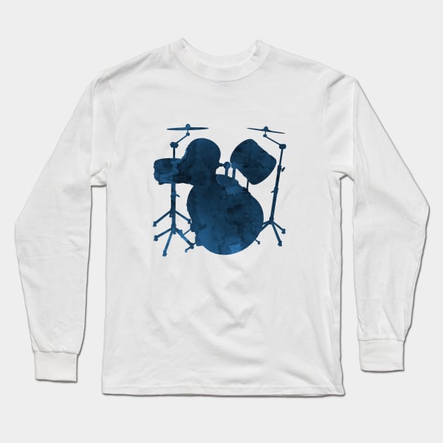 Drums Long Sleeve T-Shirt by TheJollyMarten